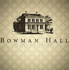 BowmanHall Publications logo as it appears on trade show banner, 2011